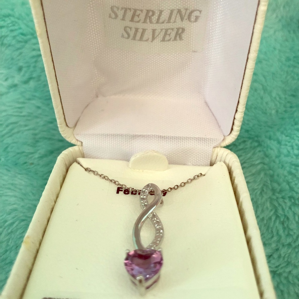 February Birthstone Necklace